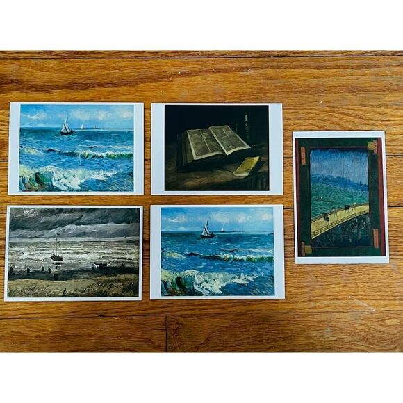 Lot of 5 Vincent Van Gogh Museum Post Cards New - Picture 1 of 4
